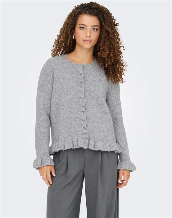 OnlRima Life Fril Button Cardigan